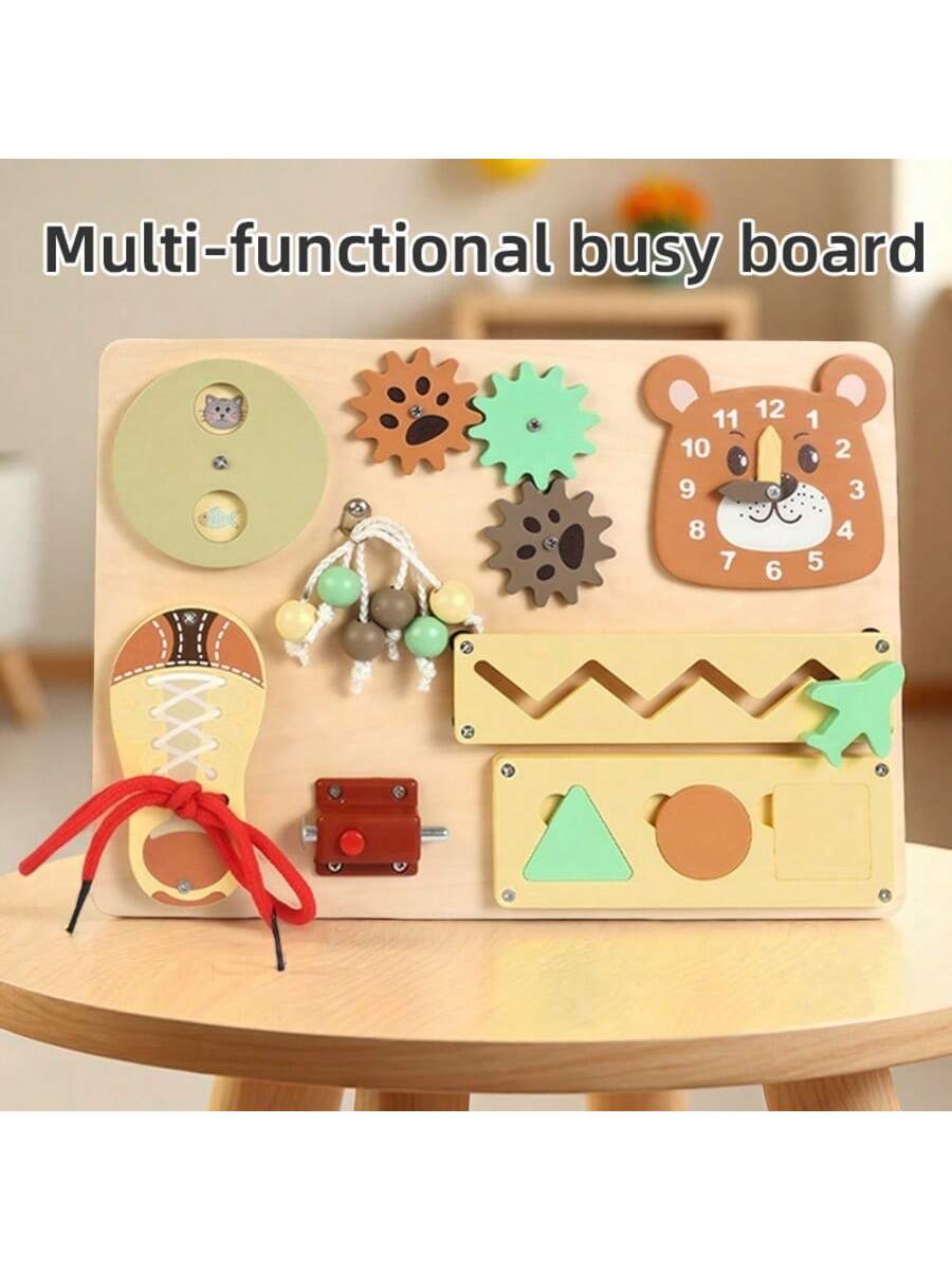 Wooden busy board
