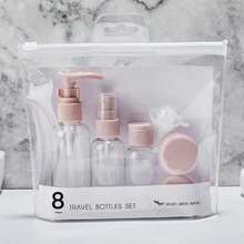11pcs/8pcs/3pcs 2.71oz Refillable Portable Travel Bottles Set For Toiletries, Bath And Cleaning Separate Bottles