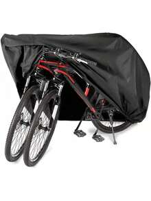 PUBAMALL Funda de Bicicleta - Resistente al Agua y Anti-- Cubiertas de Almacenamiento para Bicicletas de montaña y Carretera - Negro - Ver 11