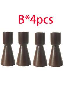 1 件/2 件/3 件/4 件复古乡村铜色木质烛台,罗马柱设计烛台,适用于卧室、客厅、桌面装饰、复古旅馆/酒店装饰、烛光晚餐道具、婚礼装饰、教堂、咖啡厅、节日/派对装饰 - 彩色 - 查看 28