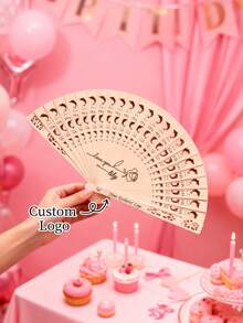 定制木质婚礼扇（5/10/20 把），个性化木质婚礼扇，雕花木质折扇，优雅婚礼礼物，伴娘礼物，婚礼纪念品，完美适用于婚礼、新娘送礼会、生日派对、家居装饰、朋友礼物、圣诞礼物。，Poetcore，永恒之爱 - 彩色 - 查看 4