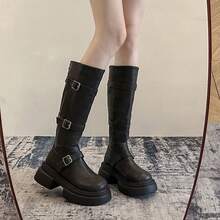 Women Over-The-Knee Boots - Black - View 5
