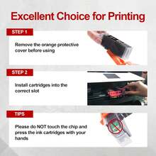 Gagalay Compatible Ink Cartridges Replacement For Canon 250 251 XL PGI-250XL CLI-251XL To Use With PIXMA MX922 MX920 IX6820 MG5520 MG7520 IP8720 MG6620 MG6320 MG7120 (5 Pack),23715263 - Black - View 5