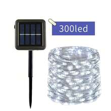 Lumină solară LED pentru exterior, impermeabilă, cu șir de lumini de Crăciun și Halloween, feston, lampă LED pentru grădină, consumabile pentru petrecere