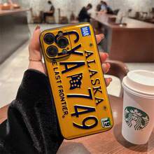 Custodia per telefono in stile vintage e vintage con targa, compatibile con 16, 15, 14, 13, 12, 11 Pro Max, Mini, X, XS, SE, 7, 8 Plus, 16E, antiurto e antiscivolo, compatibile con 17, 17 Pro, 17 Pro Max - -6 - Visualizzare 4