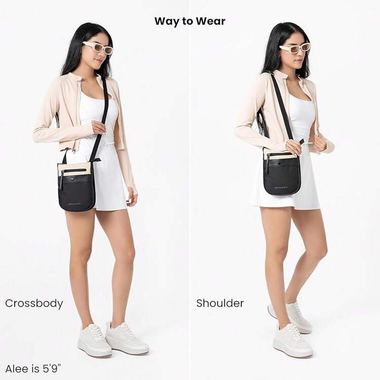 Sherpani Prima Women's Anti Theft Small Crossbody Travel Handbag - 吸管 - 專業版 - 查看 4