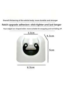 2pcs No Drill Mop Clip Suction Cup Mop Holder Wall Mount Mop Hook Broom Rack Mop Hanger Storage Clip