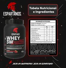 Whey Protein 3W 900G - Espartanos - Strawberry - View 2