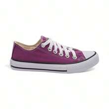 Women's Retro Sneakers – Comfort, Style And Grip With Rubber Sole - Lilac - View 2