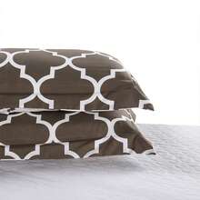 Elegant Comfort All Season Ultra Soft 3pcs Geometric Trellis Comforter Set, Down Alternative Breathable And Comfortable Quilt Luxury Hotel Quality 3 Piece Full/Queen, King/California King And Twin/Twin XL Size Bed Includes 1 Comforter And 2 Pillowcases Bedding Set, Christmas Decorations Gifts, Cozy Winter Styles, Holiday Décor - 灰色 - 查看 3
