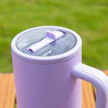 1PC 40oz Stainless Steel Insulated Car Cup, Large Capacity, With Handle, Easy To Carry, Meet Daily Use Needs, Available In A Variety Of Colors, Is A Good Choice For Personal Use Or As A Gift, Holiday Gift, Beautiful And Practical - Nhiều màu - Xem 11