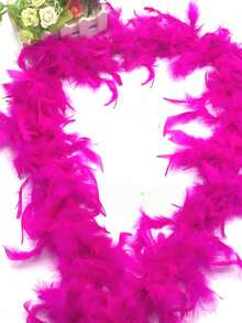 1/5件装人造彩色羽毛围巾，6.6英尺长，女士羽毛围巾，适合舞蹈、婚礼、派对、万圣节、舞台装饰、节日派对头饰、服装配饰、围巾装饰，是生日派对、万圣节、圣诞节、赛车、下午茶、新年夜、音乐会和家居装饰、舞蹈婚礼、舞台表演、嘉年华服装和配饰、派对用品的理想之选。 - 彩色 - 查看 18