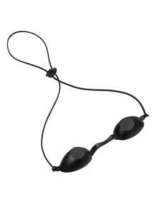 Tanning Eye Mask, Beauty Patient Goggles, Sun Uv Goggles, Tanning Goggles, Eye Mask, Laser Hair Removal Goggles, Suitable For IPL LED UV Lamp, No Light Shield, Transparent - Multicolor - View 2