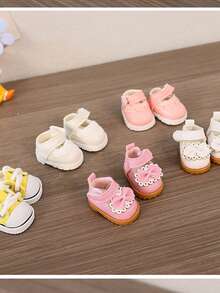 Suitable For Labubu Morning Shoe Accessories, Shoe Sets, Small Leather Shoes, 3.8cm, Can Be Used As An Important Choice For Birthday Gifts And Other Gifts - Multicolor - View 6