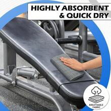 Toallas de microfibra para gimnasio, paquete de 3 toallas de sudor, toallas de yoga de 16x 27 pulgadas, de secado rpido para bao, toallas absorbentes deportivas y de entrenamiento para - 3 - Ver 5
