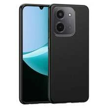 Meloenvias Funda para Xiaomi Redmi 15C Carcasa Básica de Silicona TPU Suave Flexible Mate Ultrafina, Uso Diario, Color Negro - Negro - Ver 1