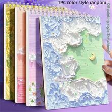 1 Book/50 Sheets Oil Painting Style A4 Sketchbook, Blank Drawing Paper For Art Students, Sketch Pad For Doodle, Drawing, Painting, Sketching,Enhancing Creativity, Beautifully Designed - Multicolor - View 17