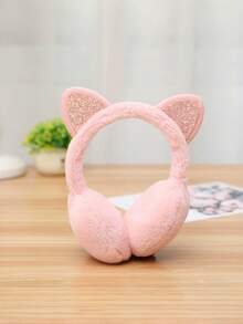 儿童冬季耳罩，女童耳罩，男婴耳罩，毛绒加厚耳罩，适合7-16岁儿童