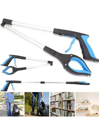1 pieza Herramienta recogedor de basura, Palo de extensión, Recogedor de basura, Artículos de limpieza de cocina, Herramienta de limpieza del hogar