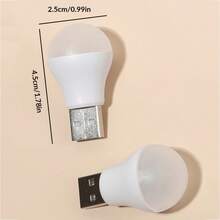 2/8 pezzi Luce notturna smart mini USB, lampada da lettura a luce bianca calda per la cura degli occhi, luce notturna LED USB portatile per camera da letto, cucina, soggiorno, illuminazione ausiliaria - Multicolore - Visualizzare 6