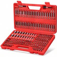 214 - Piece Screwdriver Bit Set S2 Steel Drill Bit Set Power Bit Set With Security Bits - 均碼 - 查看 2