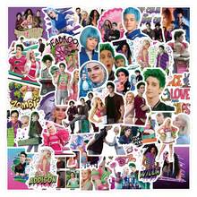 55PCS Zombies High School Stickers Aesthetic Vinyl Stickers High Quality Stickers Decals Scrapbook, Journaling, Laptop, Bumper, Skateboard, Water Bottles, Computer, Phone Stickers Can Bring A Lot Of Fun To Your Life, The Perfect Gift For Adults - Multicolor - View 8