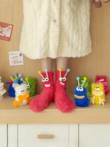 Einzigartige und humorvolle hässliche Socken, weich und bequem bis zur Mitte des Knies, geeignet für den täglichen Gebrauch im Herbst und Winter, passend als Weihnachts- und Halloween-Geschenke