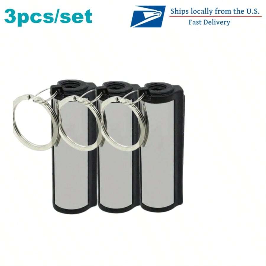 1/3/5/10pcs/ Set Metal Match Flint Lighter, Permanent Match, Permanent Lighter, Emergency Lighter Fire Fighter Set, Metal Keychain Infinite Waterproof Stick (No Fuel) - 3 CÁI - Xem 1