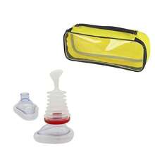 1 dispositivo + 1 máscara grande + 1 máscara pequeña + bolsa de almacenamiento, dispositivo antiahogo, dispositivo de rescate por ahogo para adultos, dispositivo portátil de succión de vías respiratorias, dispositivo de Heimlich para kit de primeros auxilios en el hogar y viajes