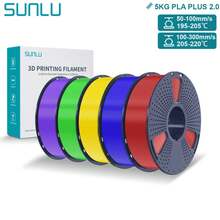 5KG PLA PLUS 2.0 3D Filament 1.75mm Upgrade PLA Plus Stronger ...