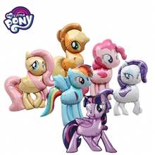 Hasbro 6pcs  Officially Licensed Twilight Sparkle Applejack Rainbow Dash Fluttershy Rarity Pinkie Pie Balloon Set Cute Cartoon Style Decoration Carnival Party Photo Props Party Supplies Christmas Birthday Gifts - YY-xMBL-001 - View 4