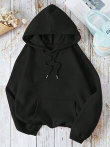 Women Sweatshirts - Black - View 2