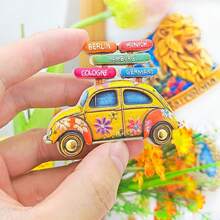 1/2pcs Resin Fridge Magnet Travel Souvenirs, Germany Berlin, Denmark Copenhagen, Belgium Cologne Cathedral, Neuschwanstein Castle Munich, Rothenburg, Danish Fairytale, Belgian Waffle, Brussels, Magnetic Wall Decor, Creative Gift For Bedroom, Kitchen, Home Decor, Germany Tour - Multicolor - View 26