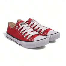 Women's Retro Sneakers – Comfort, Style And Grip With Rubber Sole - 紅色的 - 查看 5
