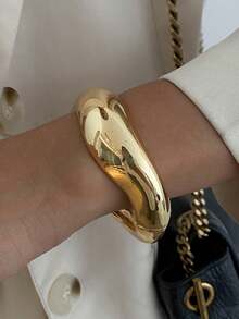 1 件/3 件/套拱形树脂袖口手链，奢华别致，街头风格，休闲日常穿着，女士和情侣，假日和度假，方形金属手链礼物（手链的材质和颜色以实际产品为准） - 手鐲C - 查看 18