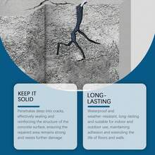 jakehoe 裂缝修补胶 - 家用地板、墙面裂缝密封剂、防漏防水涂层胶、屋顶裂缝修补剂 - 均碼 - 查看 7