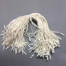 Cordón de etiqueta colgante de poliéster, firmemente cerrado, adecuado para ropa, zapatos, etiquetas de equipaje, etiquetas de regalo, etiquetas de precio y accesorios DIY
