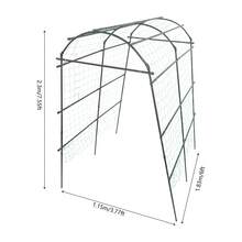 YUNRUX Large Garden Arch, Garden Trellis For Climbing Plants, Climbing Frame With Net