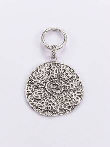 1 pieza Colgante/Llavero de estilo gótico Y2K casual y de moda 2 en 1, con múltiples estilos con corazón, ángel, flor y árbol para uso diario. Sirve como decoración de bolso, cordón con soporte para identificación y accesorio de coche, también es un regalo exquisito para familiares, amigos, novia en Navidad, cumpleaños y festivales (incluye cordón para collar).