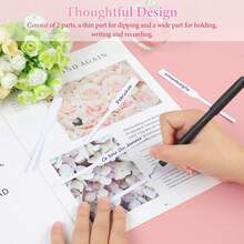 300P香水测试纸，一次性香味测试纸，用于精油、香水、扩散器、芳香疗法测试的纸质香味纸 - 白色 - 查看 4