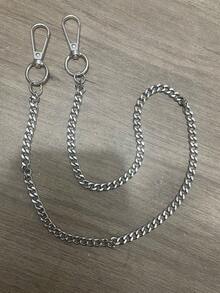 1 件时尚简约男士裤链，牛仔朋克嘻哈风格裤链配饰，圣诞节、感恩节、新年节日礼物