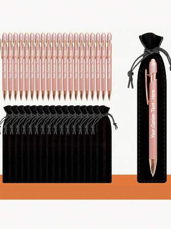 1/5pcs Customizable Ballpoint Pen, Personalized Writing Tool, Suitable For Engraving And Company Websites, Ideal For Men, Anniversary, Birthday Gifts, Promotional Gifts, Stationery, Multi-Functional, Durable, Elegant, Reusable, Refined, Fashionable, High-Quality, Colorful, Modern, Customizable