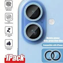 1 set folie protectoare lucioasă pentru lentilă cameră, compatibilă cu 17/16/15/14/13/12/11 Pro Max Plus 17 Air Series, rezistentă la zgârieturi 9H, instalare ușoară, accesoriu modern pentru telefon