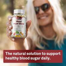 BUPORAI Mezcla De Azúcar En Sangre De 800 Mg: Mantiene Niveles Saludables De Azúcar En Sangre Dentro De Los Límites Normales. Incluye Vitamina D, B12 Y Folato (120 Unidades) - Una botella - Etapa de prueba - Ver 8