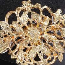 1pc Elegant Vintage Style Brooch Pin Women, 9 Colors Available, Suitable Coat, Party, Anniversary, - Phong cách cung điện - Xem 11