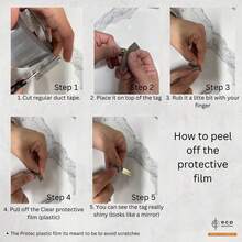 10/30pcs Customized Acrylic Brand Labels, Laser Engraved Clothing Tags - Multicolor - View 8