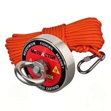 Magneti da pesca con forza di trazione di 300 libbre, diametro 2,36 pollici (60 mm), adatti per la pesca nei fiumi e la pesca con magneti, set di magneti al neodimio