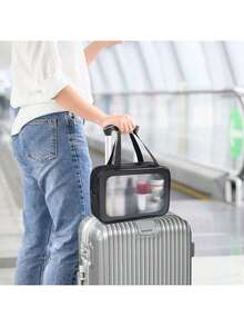 TOCOZOC Maleta Deportiva Bolsa de Deporte Gym con Compartimento para Zapatos y Bosillo Impermeable, con Neceser y Funda para Zapatos, Bolsa de Viaje Impermeable para Entrenamiento, Deporte - Gris - Ver 8