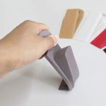 1 set 2 paquetes de topes de puerta de goma multicolor blandos - Flexibles pero duraderos, base antideslizante, sin necesidad de perforar, se ajusta a la mayoría de los tipos de puertas, evita que se den portazos y mantiene las puertas abiertas para habitaciones de bebé, hogar, dormitorio, aula (protege las paredes y los dedos)