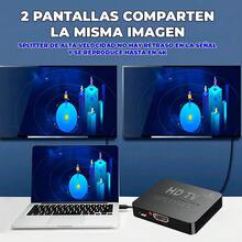 Divisor De Señal Hdm Splitter Hdtv 2 Salidas (1x2) 4k - Negro - Ver 8